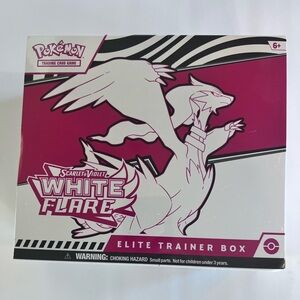 Pokemon Scarlet & Violet White Flare Elite Trainer Box New Never Opened